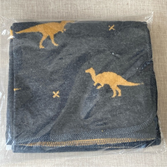 DAVID FUSSENEGGER Baby Dinos Allover Blanket 27” X 34” - Picture 5 of 8